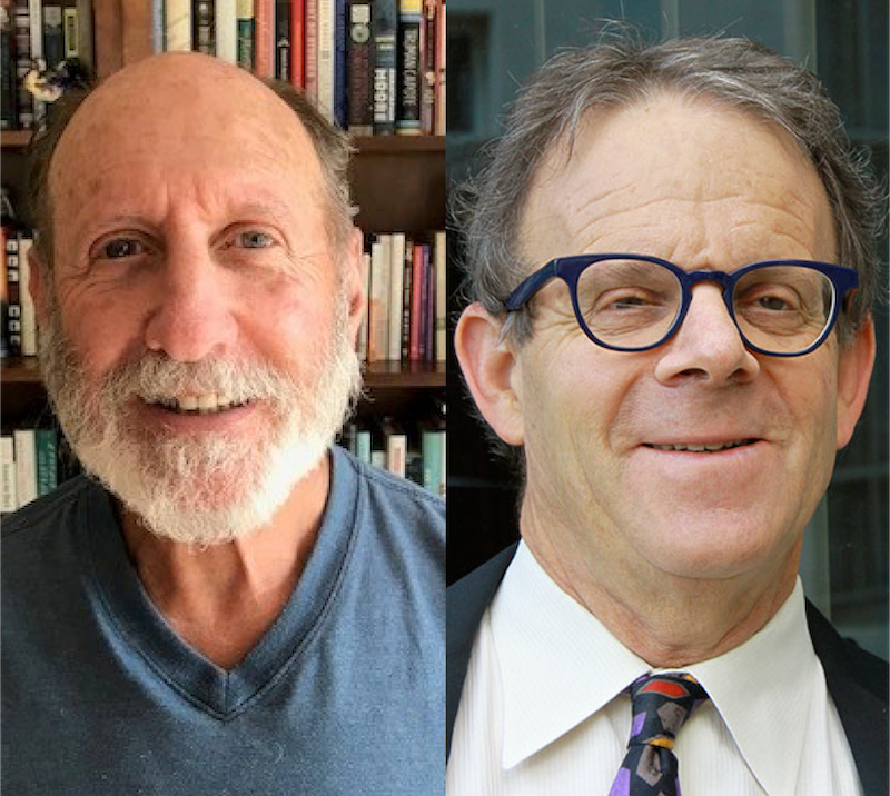 Close-up of Bob Solomon and Henry Weinstein